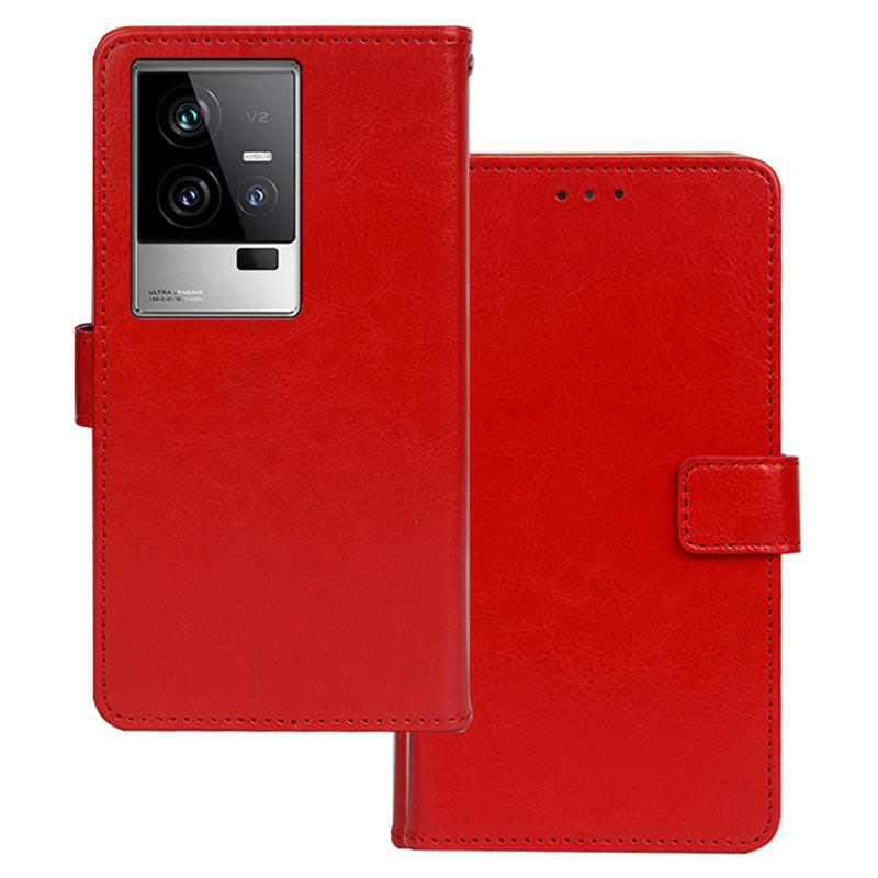 IDEWEI For vivo iQOO 11 5G Crazy Horse Texture PU Leather Case Stand Wallet Folio Flip Shockproof Phone Cover IDEWEI For vivo iQOO 11 5G Crazy Horse Texture PU Leather Case Stand Wallet Folio Flip Shockproof Phone Cover